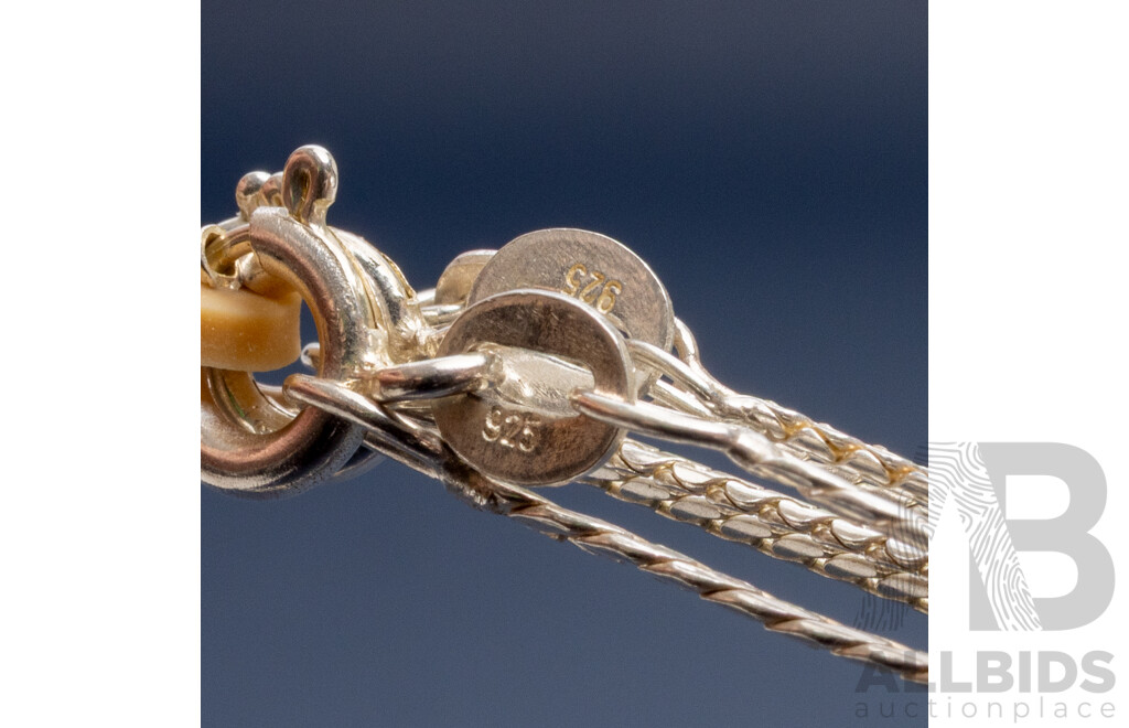 925 Sterling Silver Assorted Necklaces. Lot of 37 - 101.47gms