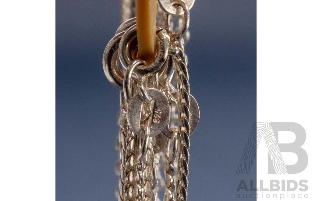 925 Sterling Silver Assorted Necklaces. Lot of 19 - 51.8gms