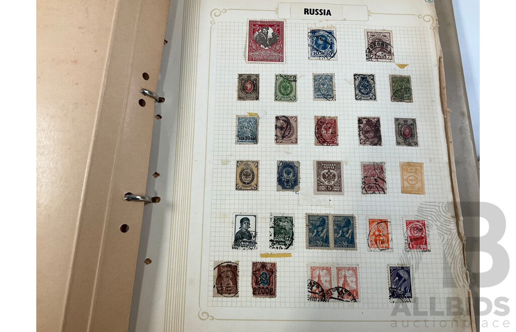Collection of Australian Mint Stamp Blocks Including Predecimal, Sets,Vintage Fire Engines, Gold Rush, Butterflies, Fungi, Two Dollar Painting Series Block, 1980's Stamp Packs, Russian and International Albums