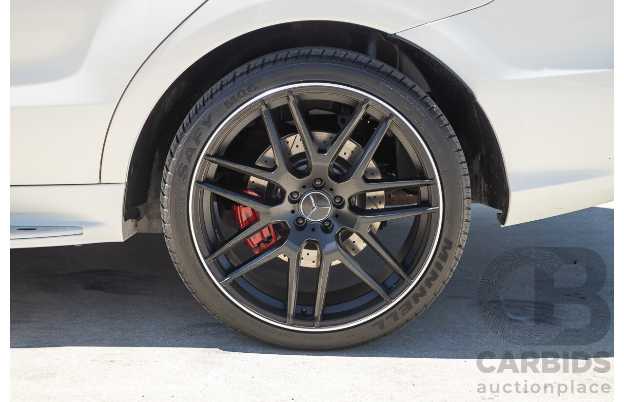 9/2012 Mercedes-Benz ML63 AMG (AWD) 166 4D Wagon Diamond White Twin Turbo V8 5.5L