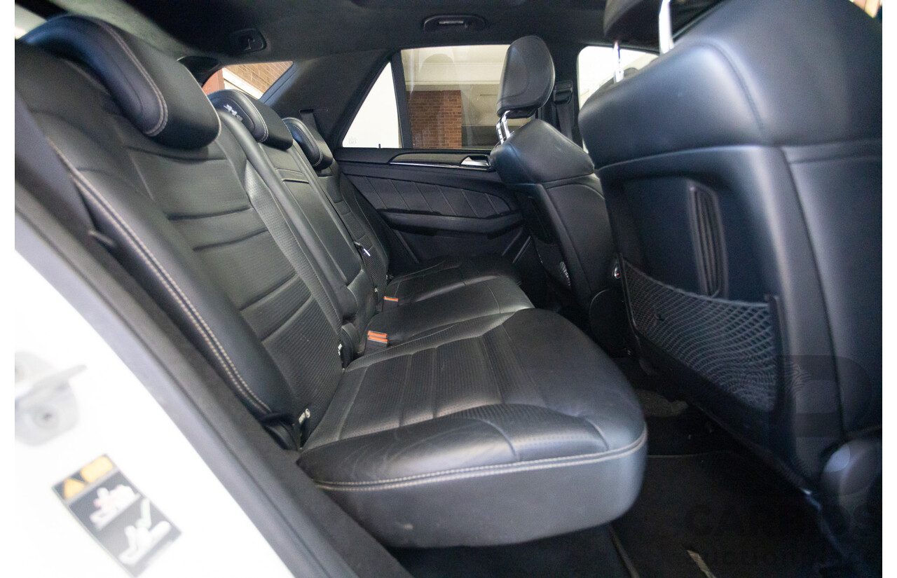 9/2012 Mercedes-Benz ML63 AMG (AWD) 166 4D Wagon Diamond White Twin Turbo V8 5.5L