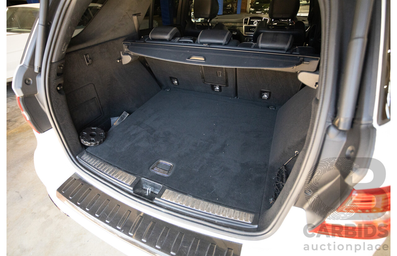 9/2012 Mercedes-Benz ML63 AMG (AWD) 166 4D Wagon Diamond White Twin Turbo V8 5.5L