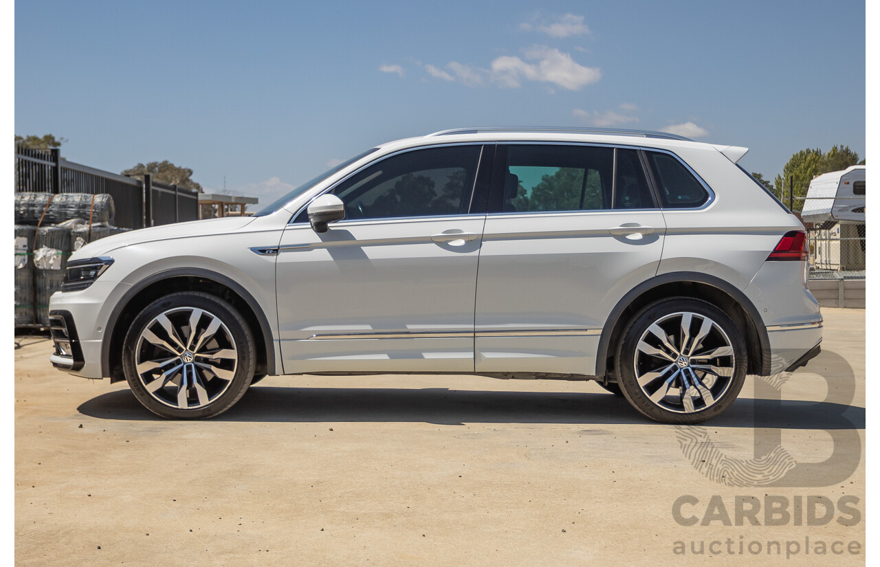 7/2017 Volkswagen Tiguan 140TDI Highline R-Line Package (AWD) 5NA MY18 4d Wagon Pure White Turbo Diesel 2.0L