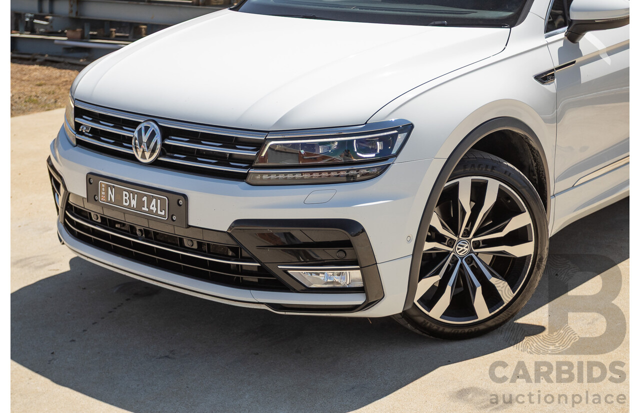 7/2017 Volkswagen Tiguan 140TDI Highline R-Line Package (AWD) 5NA MY18 4d Wagon Pure White Turbo Diesel 2.0L