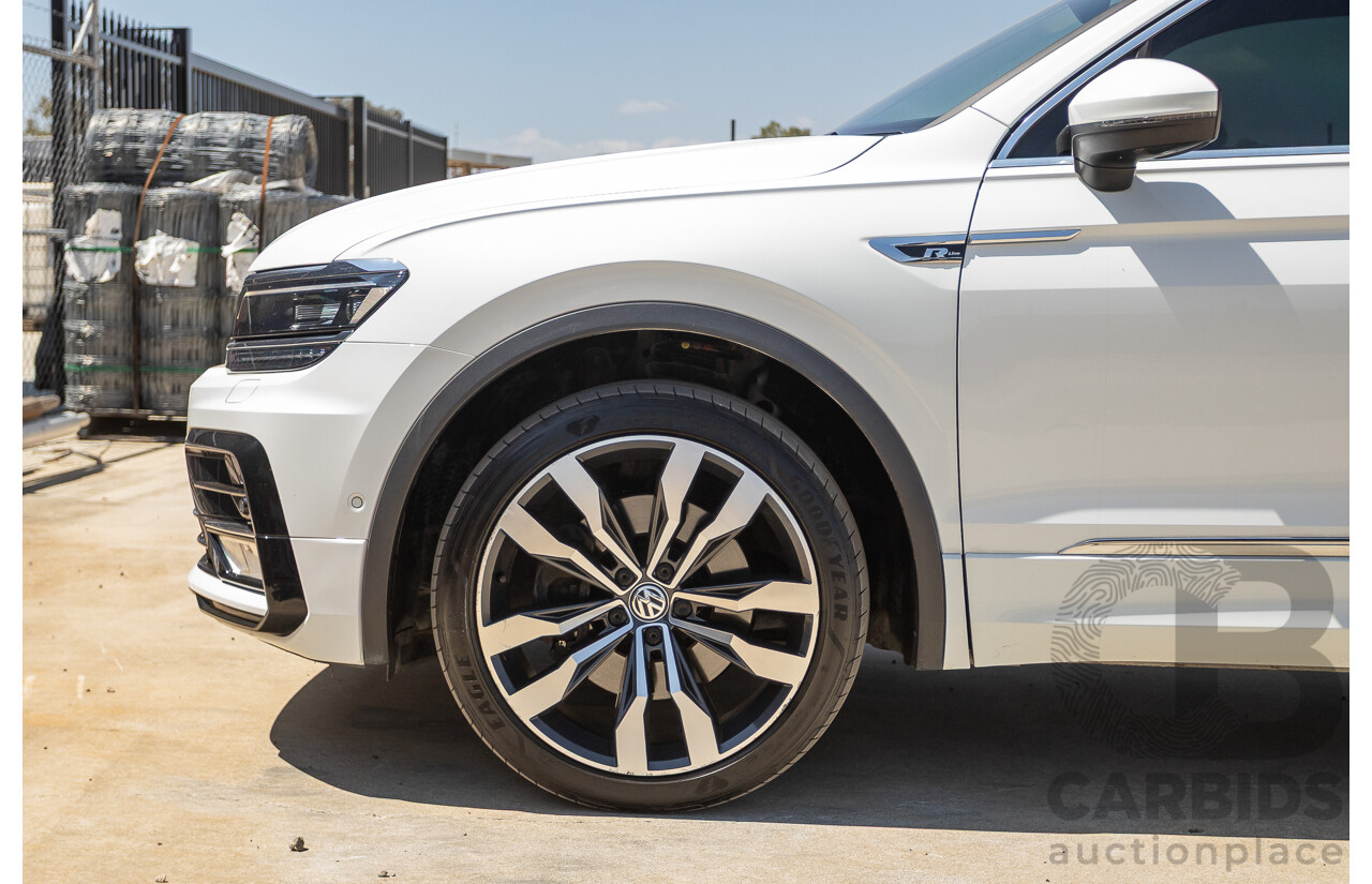 7/2017 Volkswagen Tiguan 140TDI Highline R-Line Package (AWD) 5NA MY18 4d Wagon Pure White Turbo Diesel 2.0L