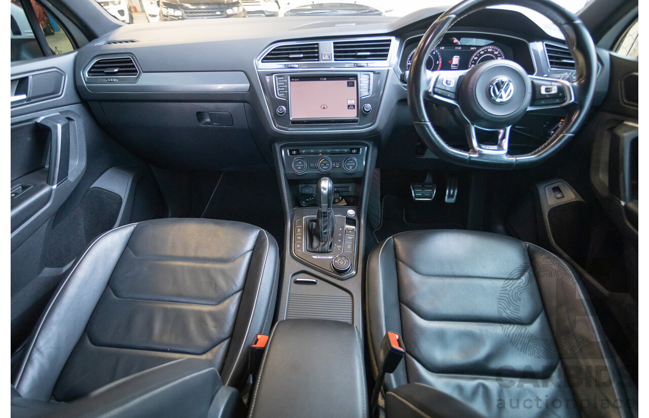 7/2017 Volkswagen Tiguan 140TDI Highline R-Line Package (AWD) 5NA MY18 4d Wagon Pure White Turbo Diesel 2.0L