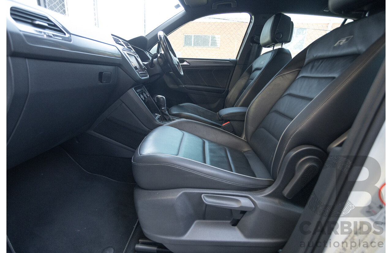 7/2017 Volkswagen Tiguan 140TDI Highline R-Line Package (AWD) 5NA MY18 4d Wagon Pure White Turbo Diesel 2.0L