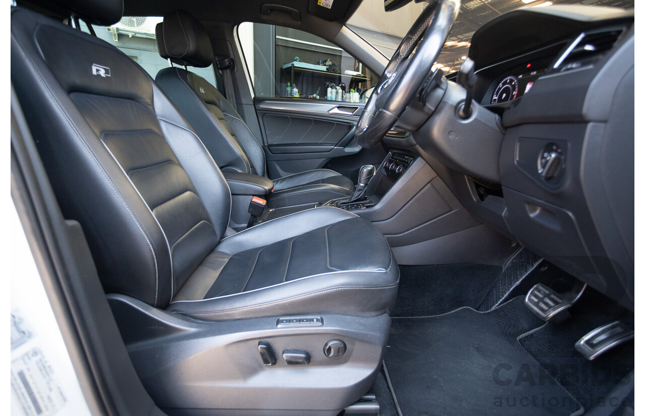 7/2017 Volkswagen Tiguan 140TDI Highline R-Line Package (AWD) 5NA MY18 4d Wagon Pure White Turbo Diesel 2.0L