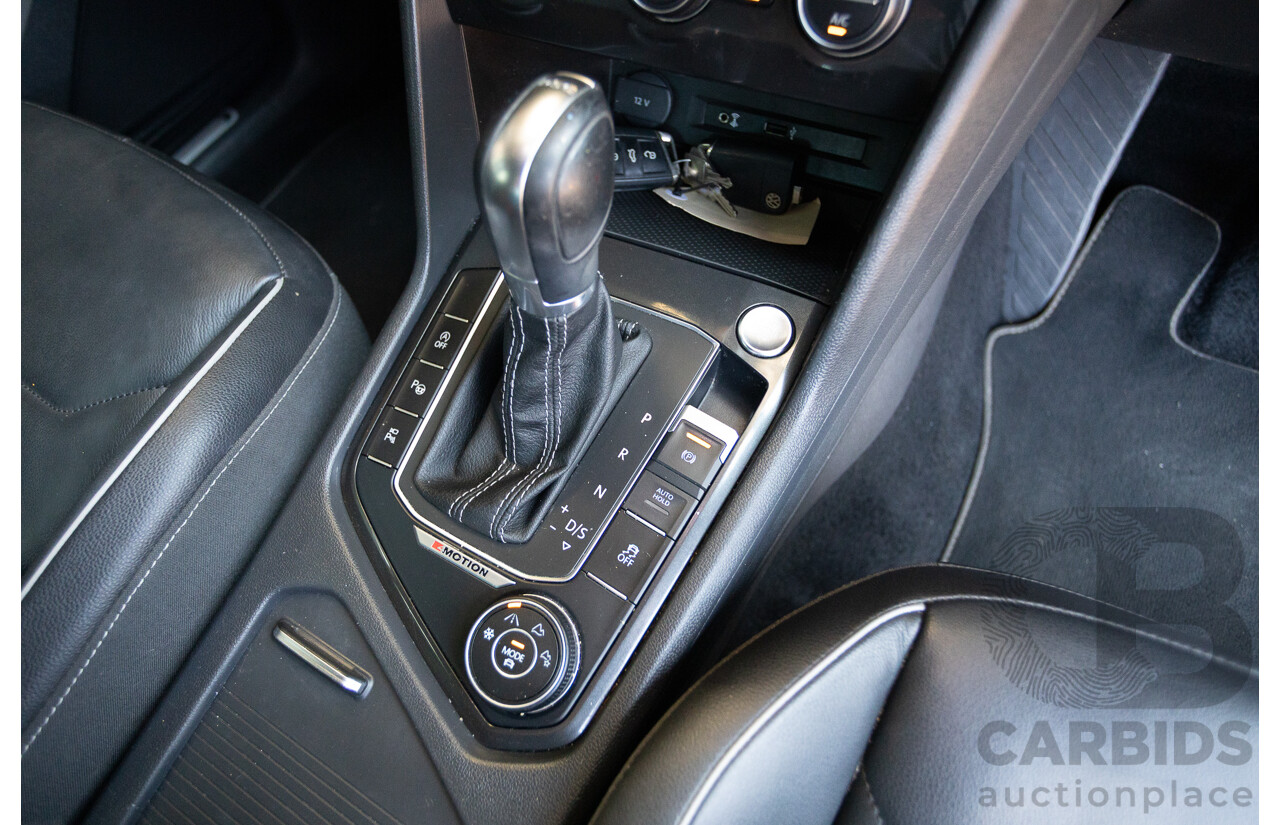 7/2017 Volkswagen Tiguan 140TDI Highline R-Line Package (AWD) 5NA MY18 4d Wagon Pure White Turbo Diesel 2.0L