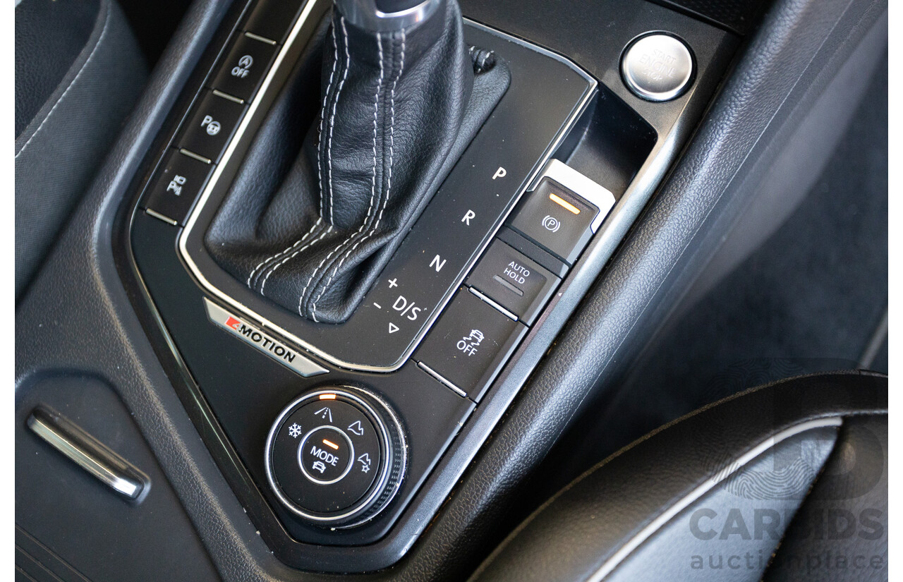 7/2017 Volkswagen Tiguan 140TDI Highline R-Line Package (AWD) 5NA MY18 4d Wagon Pure White Turbo Diesel 2.0L