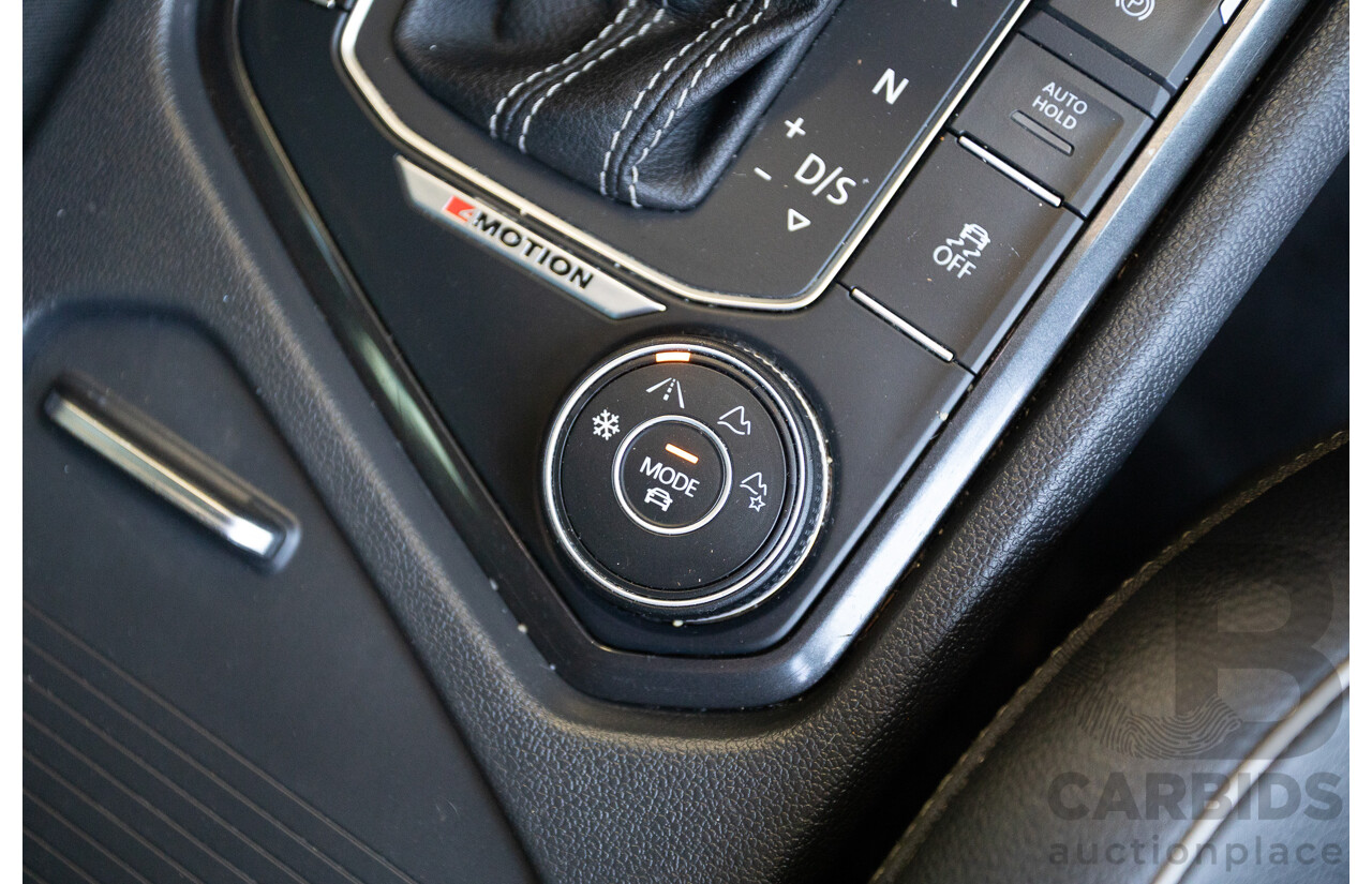 7/2017 Volkswagen Tiguan 140TDI Highline R-Line Package (AWD) 5NA MY18 4d Wagon Pure White Turbo Diesel 2.0L