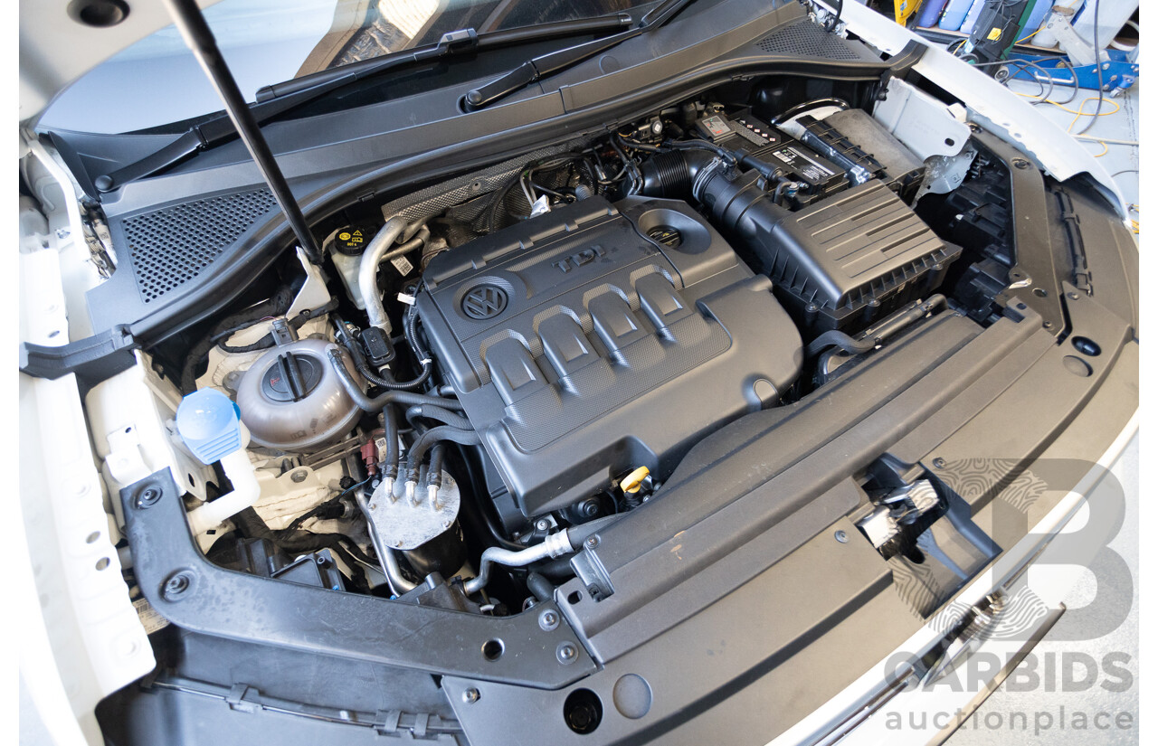 7/2017 Volkswagen Tiguan 140TDI Highline R-Line Package (AWD) 5NA MY18 4d Wagon Pure White Turbo Diesel 2.0L