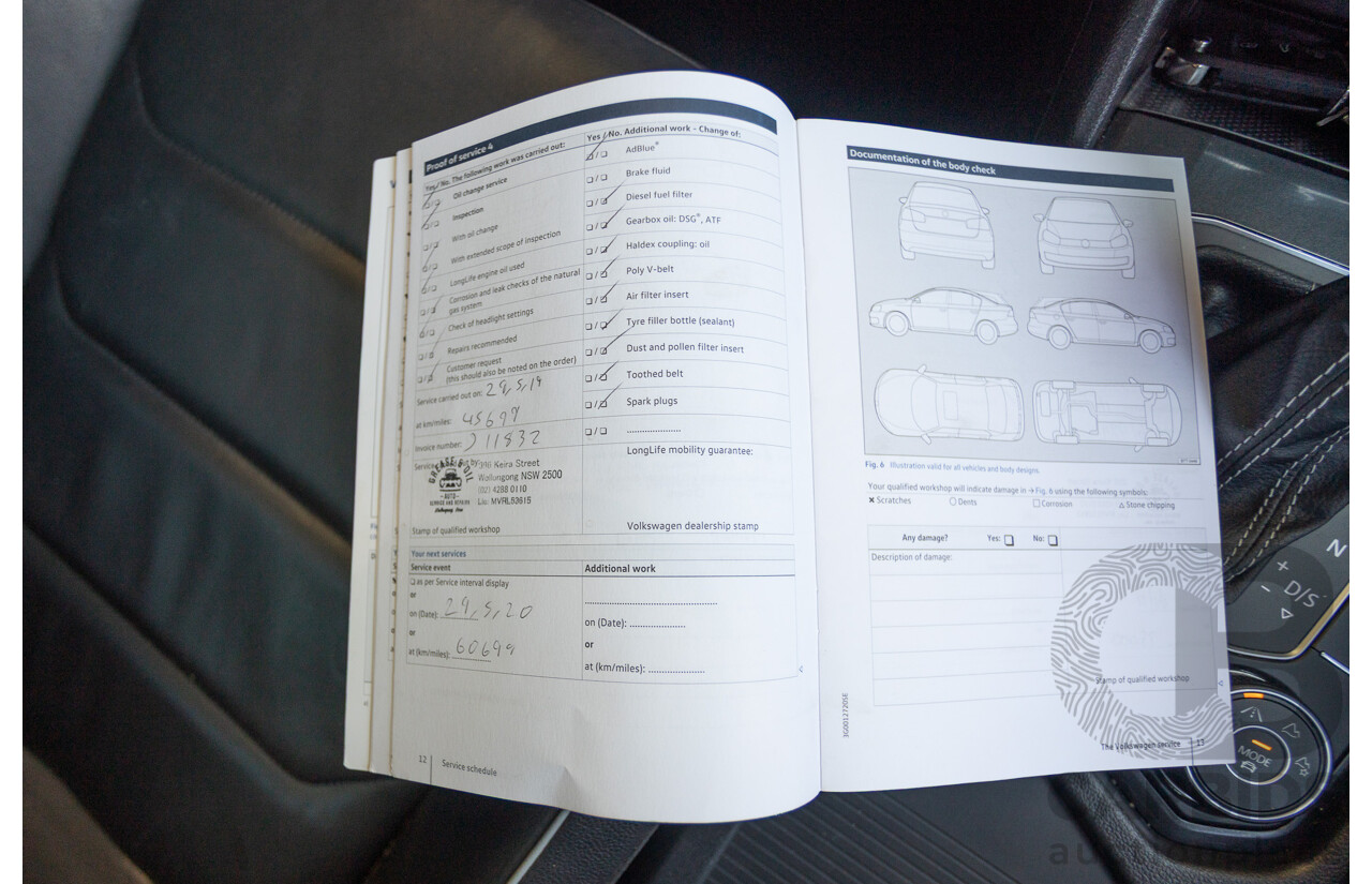 7/2017 Volkswagen Tiguan 140TDI Highline R-Line Package (AWD) 5NA MY18 4d Wagon Pure White Turbo Diesel 2.0L