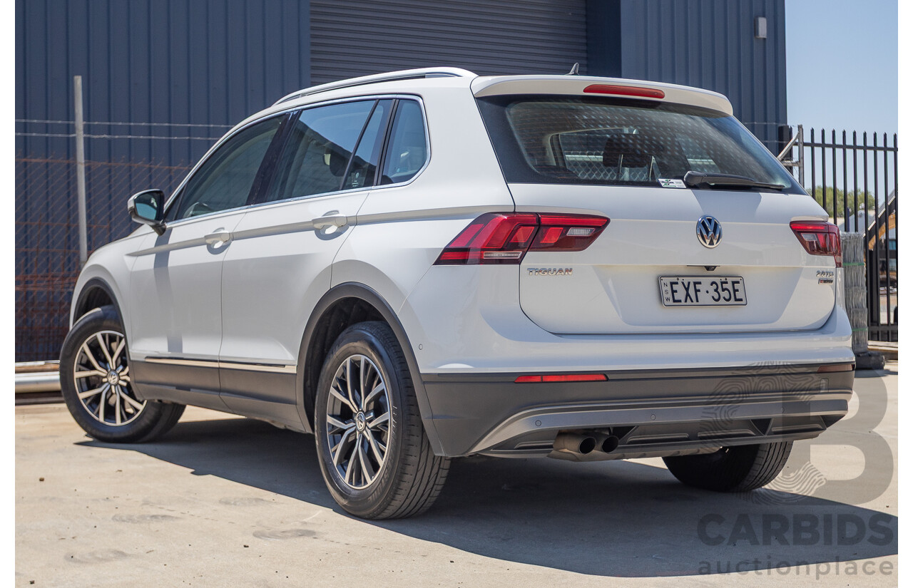 8/2017 Volkswagen Tiguan 132TSI Comfortline (AWD) 5NA MY18 4d Wagon Pure White Turbo 2.0L
