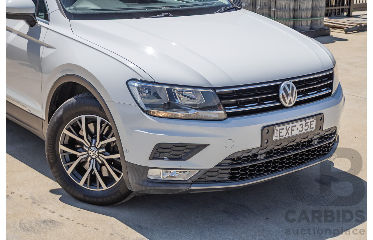 8/2017 Volkswagen Tiguan 132TSI Comfortline (AWD) 5NA MY18 4d Wagon Pure White Turbo 2.0L
