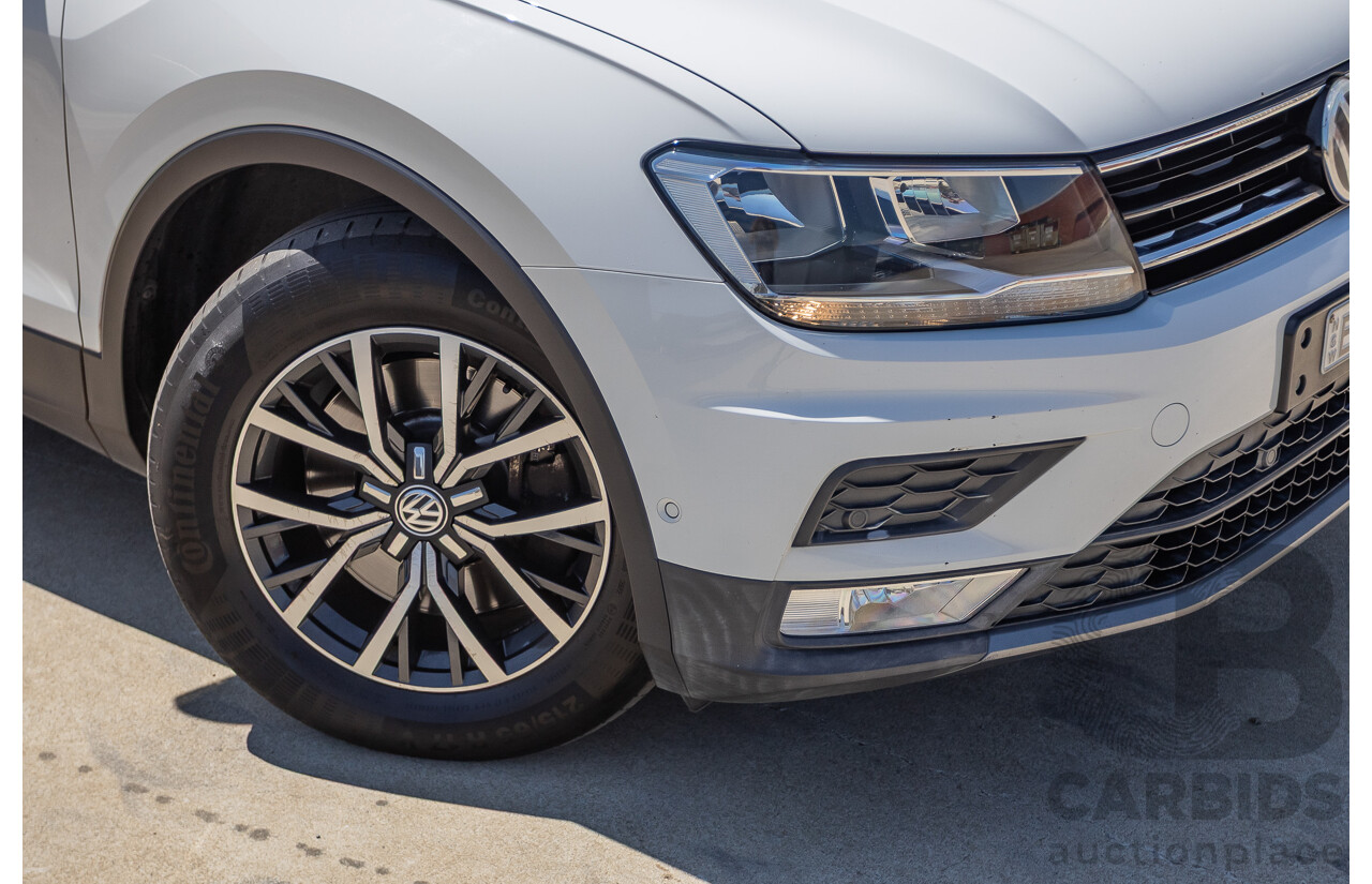 8/2017 Volkswagen Tiguan 132TSI Comfortline (AWD) 5NA MY18 4d Wagon Pure White Turbo 2.0L