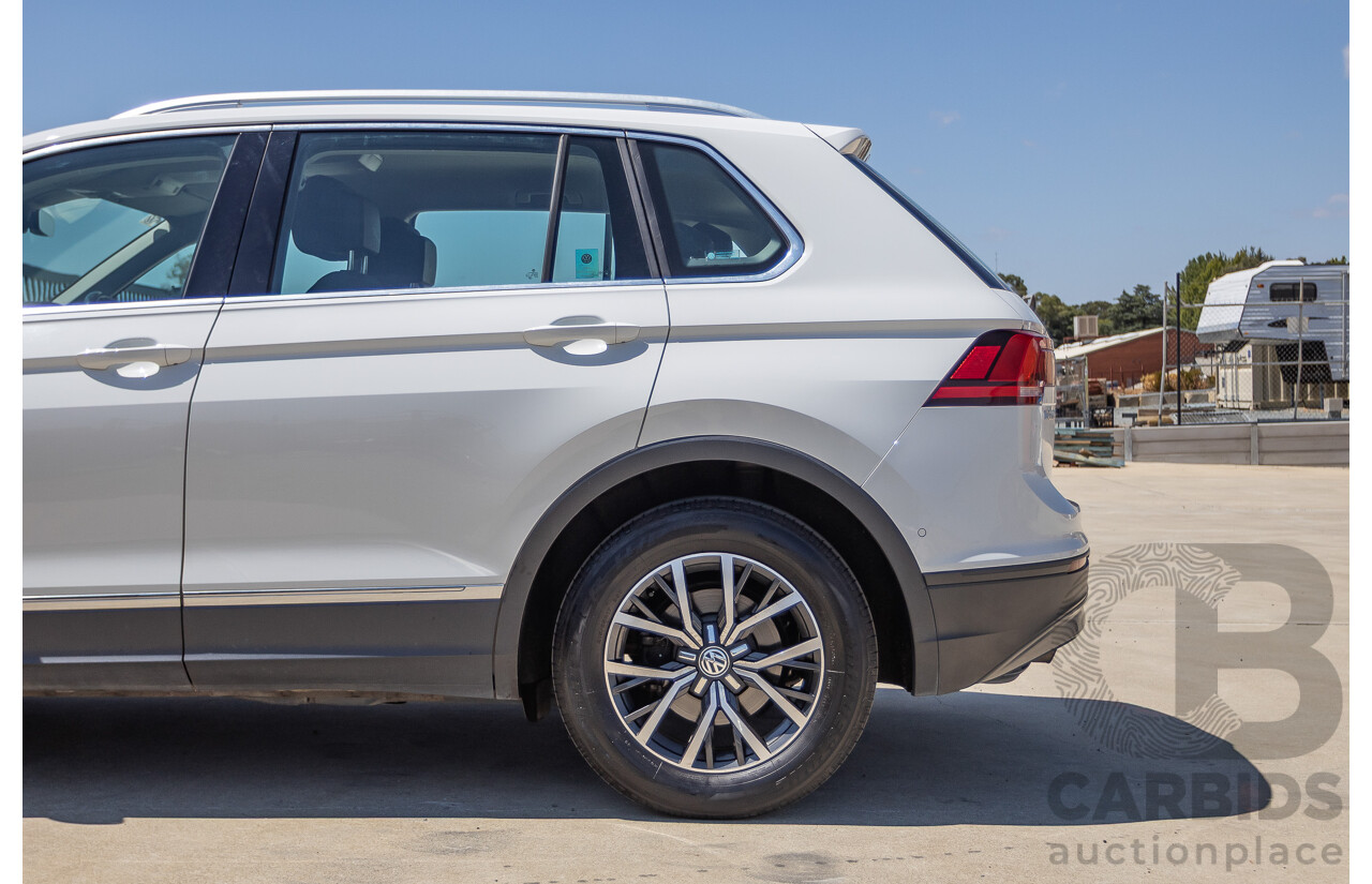 8/2017 Volkswagen Tiguan 132TSI Comfortline (AWD) 5NA MY18 4d Wagon Pure White Turbo 2.0L
