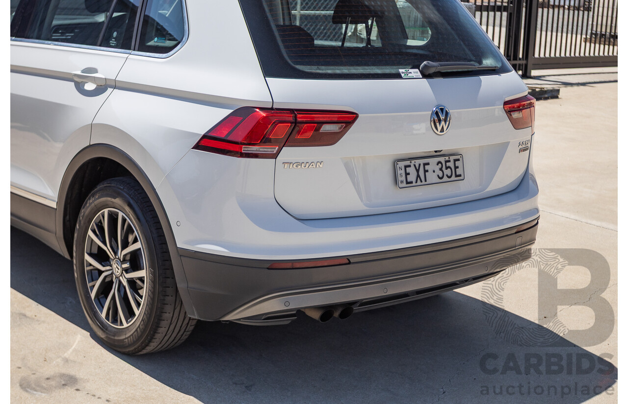 8/2017 Volkswagen Tiguan 132TSI Comfortline (AWD) 5NA MY18 4d Wagon Pure White Turbo 2.0L