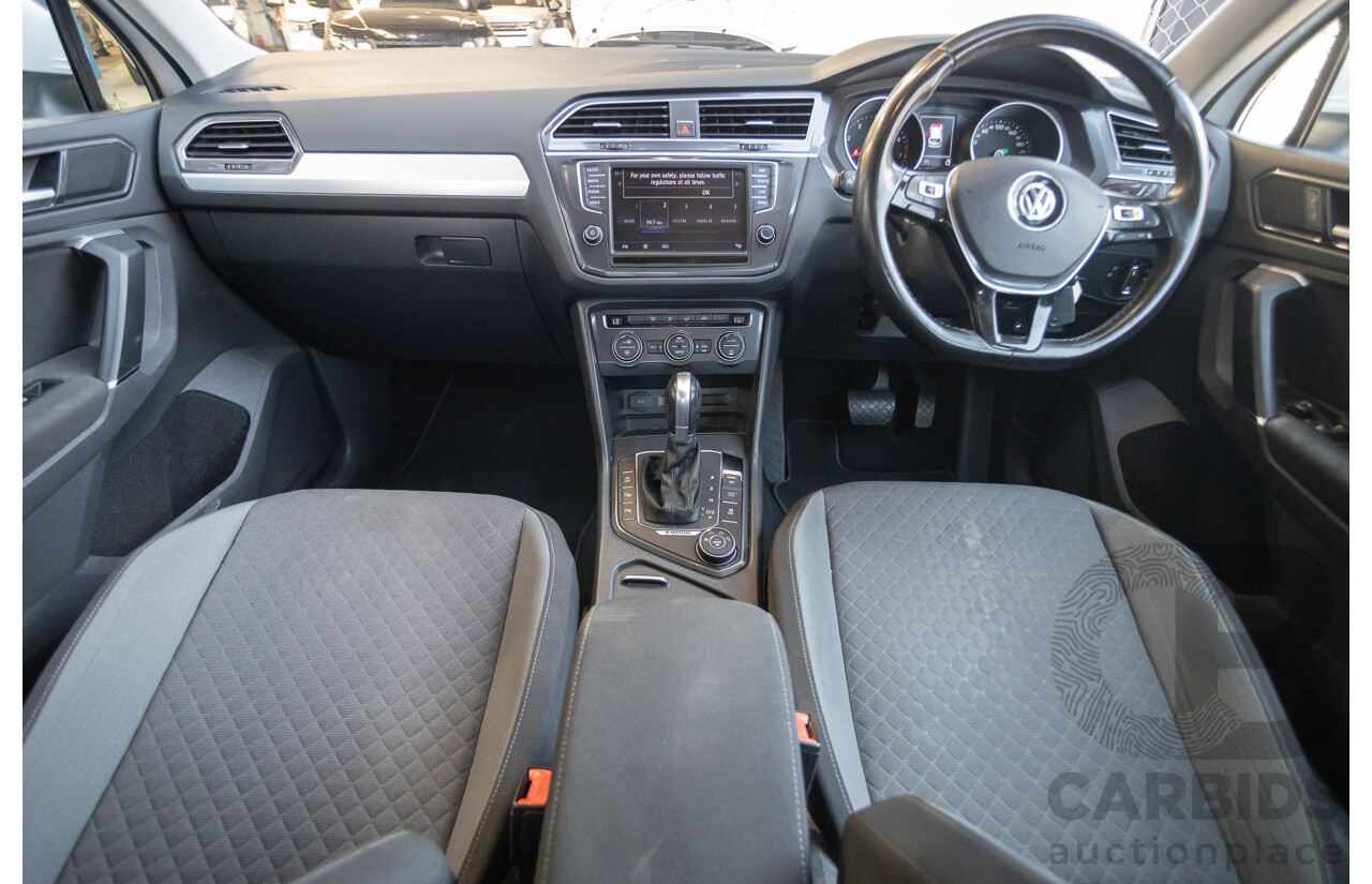 8/2017 Volkswagen Tiguan 132TSI Comfortline (AWD) 5NA MY18 4d Wagon Pure White Turbo 2.0L