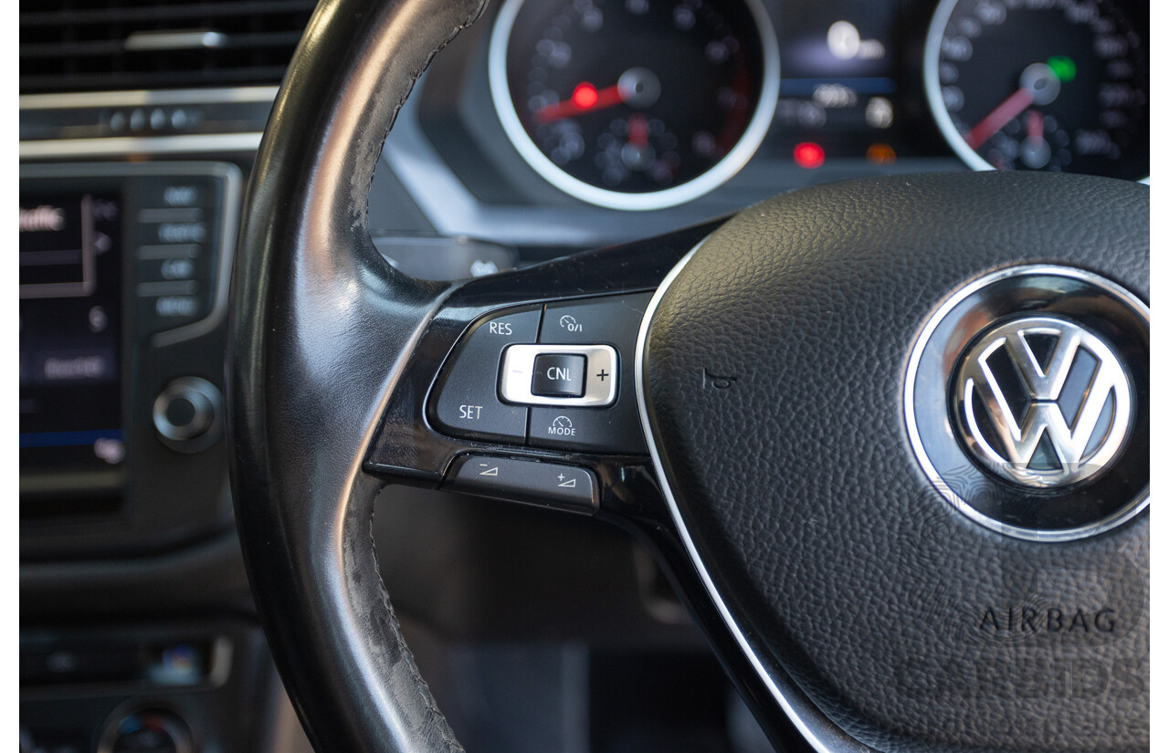 8/2017 Volkswagen Tiguan 132TSI Comfortline (AWD) 5NA MY18 4d Wagon Pure White Turbo 2.0L