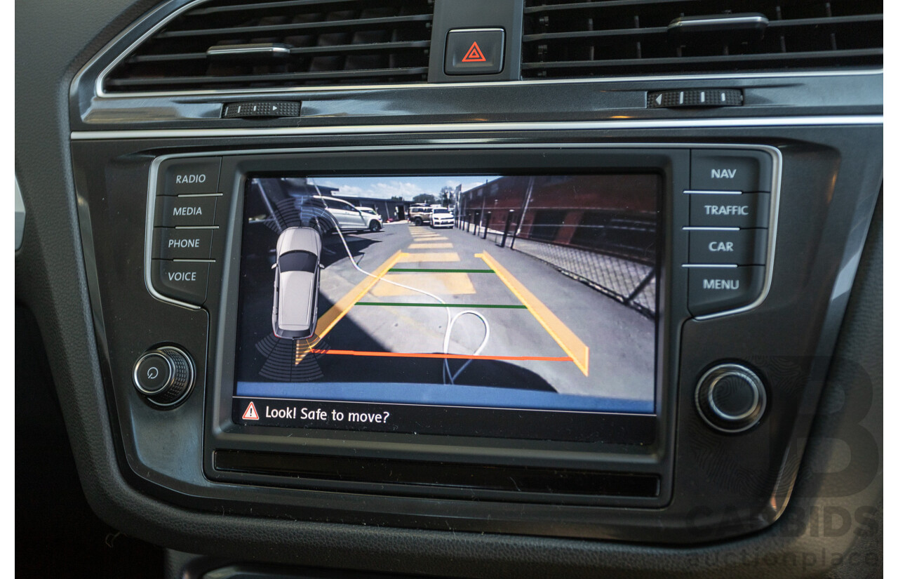 8/2017 Volkswagen Tiguan 132TSI Comfortline (AWD) 5NA MY18 4d Wagon Pure White Turbo 2.0L