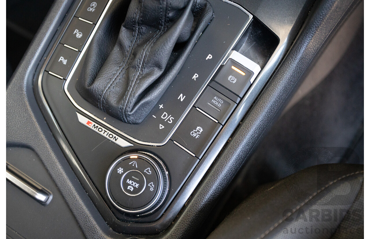 8/2017 Volkswagen Tiguan 132TSI Comfortline (AWD) 5NA MY18 4d Wagon Pure White Turbo 2.0L