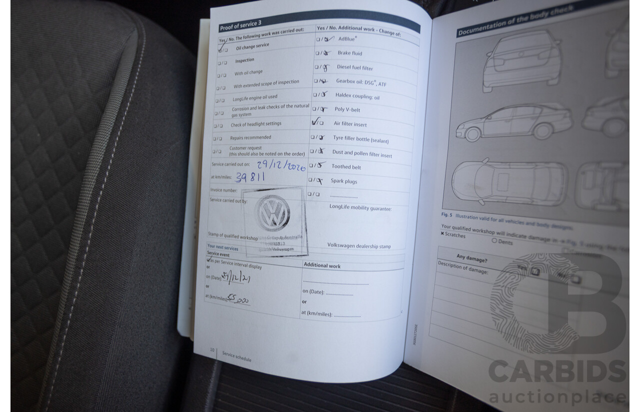 8/2017 Volkswagen Tiguan 132TSI Comfortline (AWD) 5NA MY18 4d Wagon Pure White Turbo 2.0L