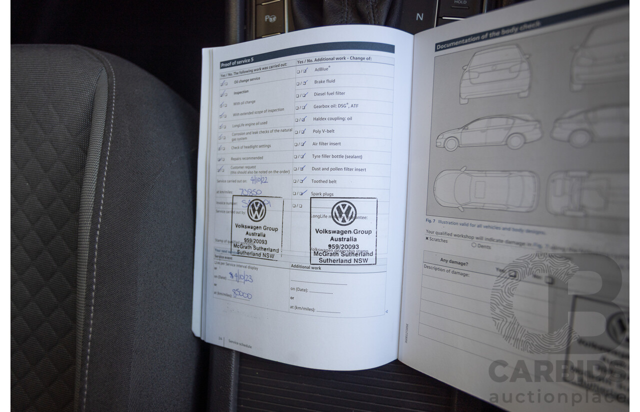 8/2017 Volkswagen Tiguan 132TSI Comfortline (AWD) 5NA MY18 4d Wagon Pure White Turbo 2.0L