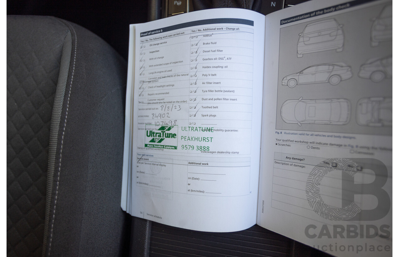 8/2017 Volkswagen Tiguan 132TSI Comfortline (AWD) 5NA MY18 4d Wagon Pure White Turbo 2.0L