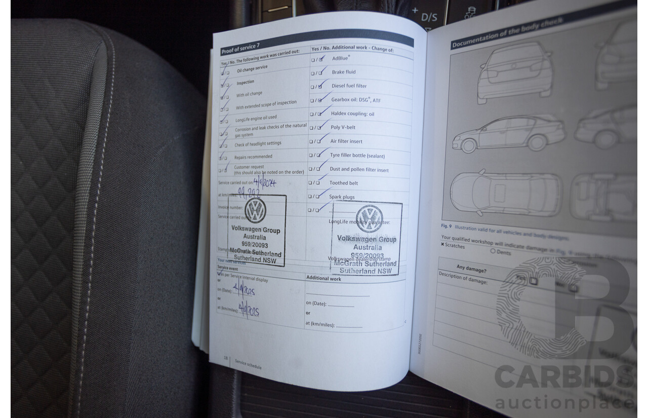 8/2017 Volkswagen Tiguan 132TSI Comfortline (AWD) 5NA MY18 4d Wagon Pure White Turbo 2.0L