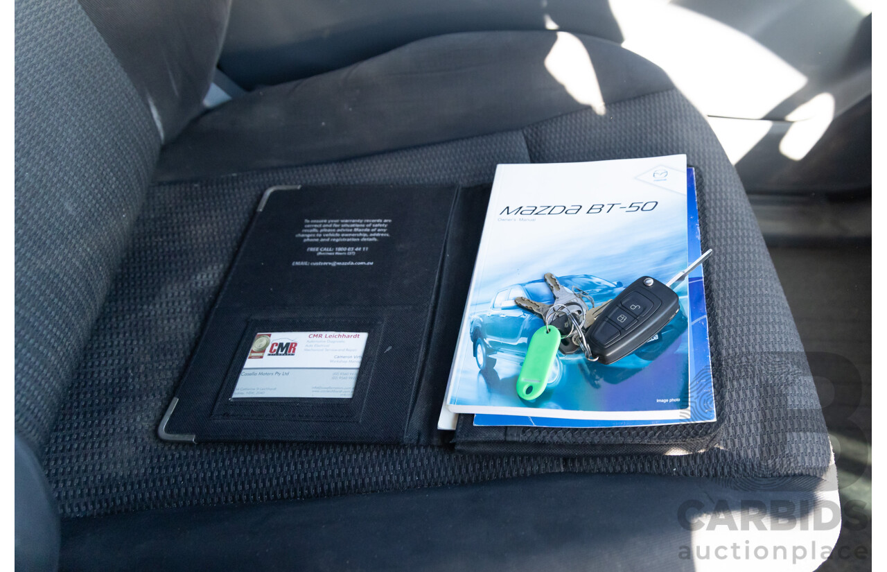 5/2012 Mazda BT-50 XTR (4x4)  Freestyle Utility Aurora Blue Metallic Turbo Diesel 3.2L