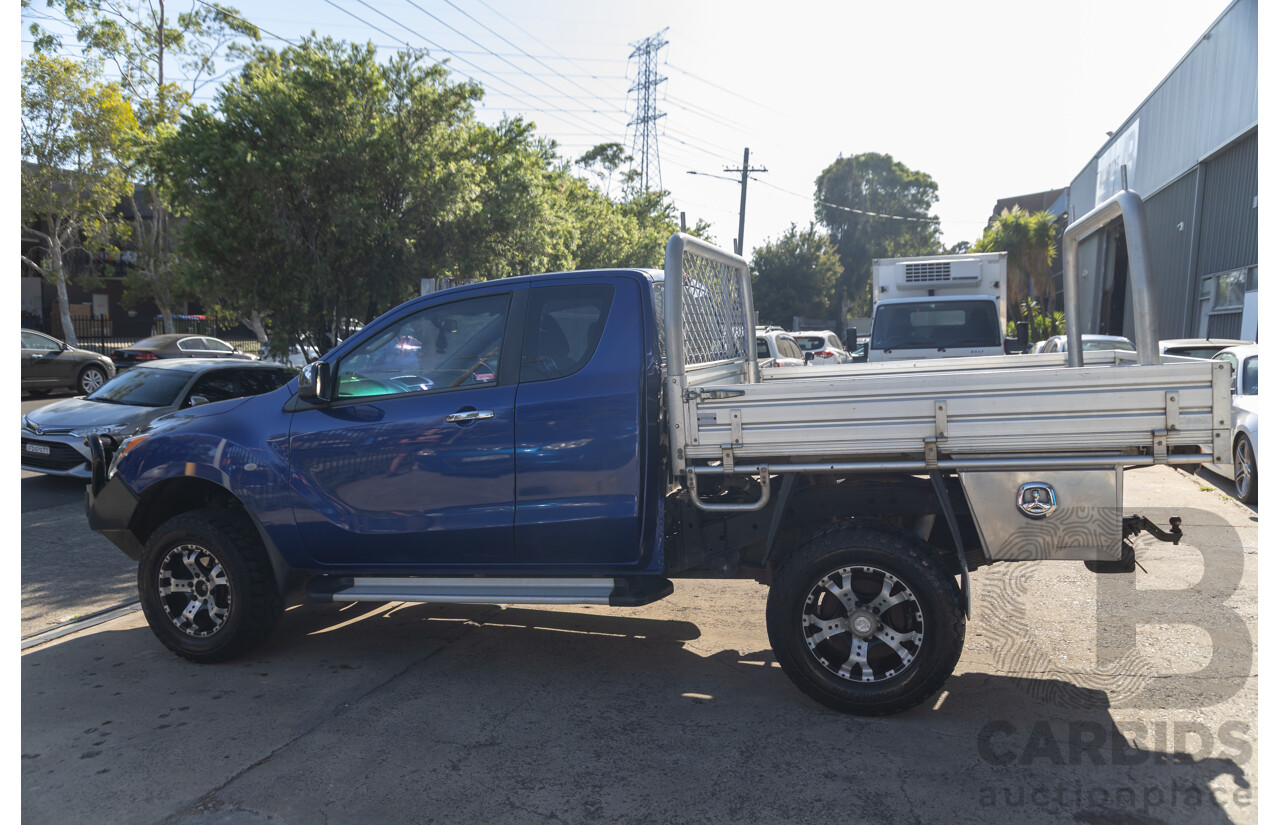 5/2012 Mazda BT-50 XTR (4x4)  Freestyle Utility Aurora Blue Metallic Turbo Diesel 3.2L