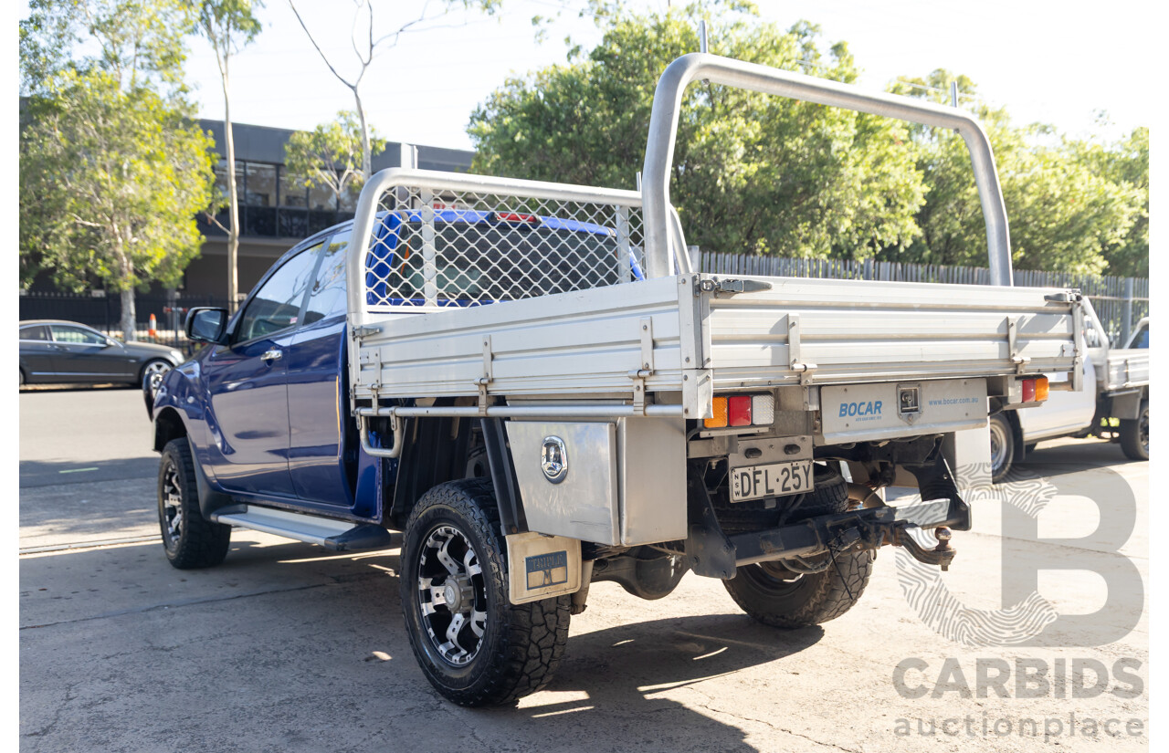 5/2012 Mazda BT-50 XTR (4x4)  Freestyle Utility Aurora Blue Metallic Turbo Diesel 3.2L