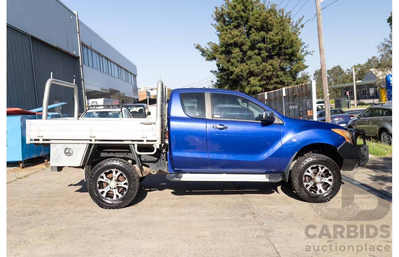 5/2012 Mazda BT-50 XTR (4x4)  Freestyle Utility Aurora Blue Metallic Turbo Diesel 3.2L