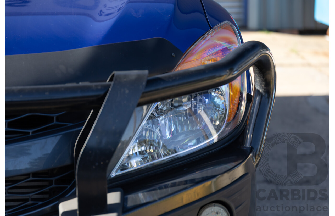 5/2012 Mazda BT-50 XTR (4x4)  Freestyle Utility Aurora Blue Metallic Turbo Diesel 3.2L