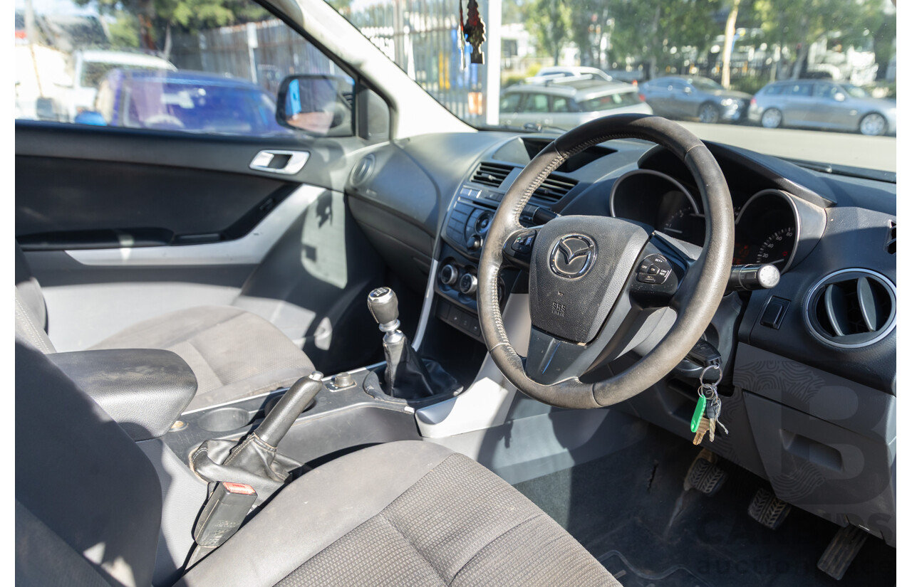 5/2012 Mazda BT-50 XTR (4x4)  Freestyle Utility Aurora Blue Metallic Turbo Diesel 3.2L