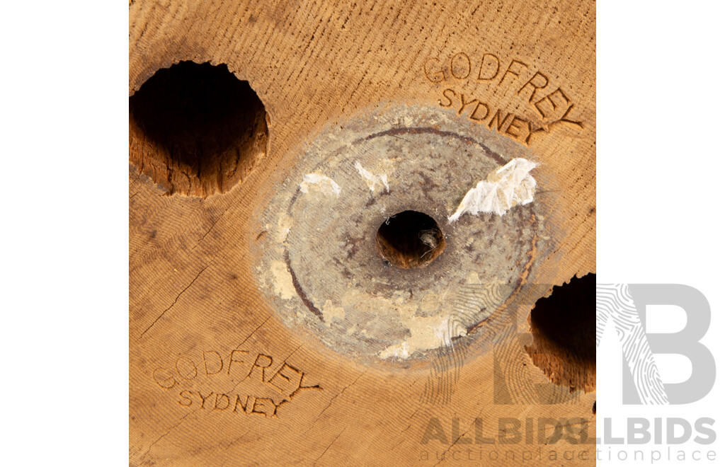 Good Collection Vintage Wooden Hat Blocks Including Light Wood Godfreys Sydney Huon Pine Example ALong with Collection Vintage Millinery Tools