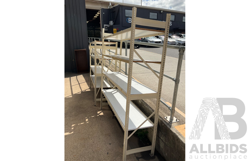 Two Metroshelf Storage Shelving Units