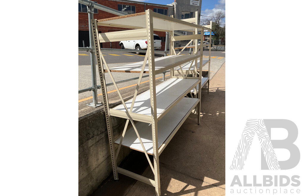 Two Metroshelf Storage Shelving Units