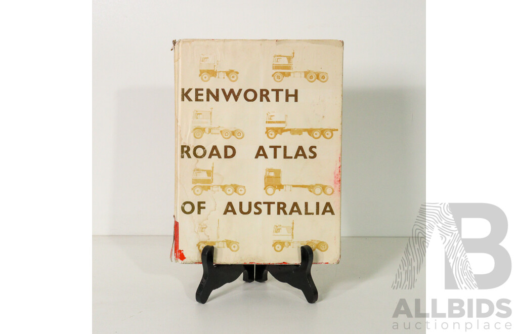 Vintage Hard Cover Kenworth Road Atlas of Australia