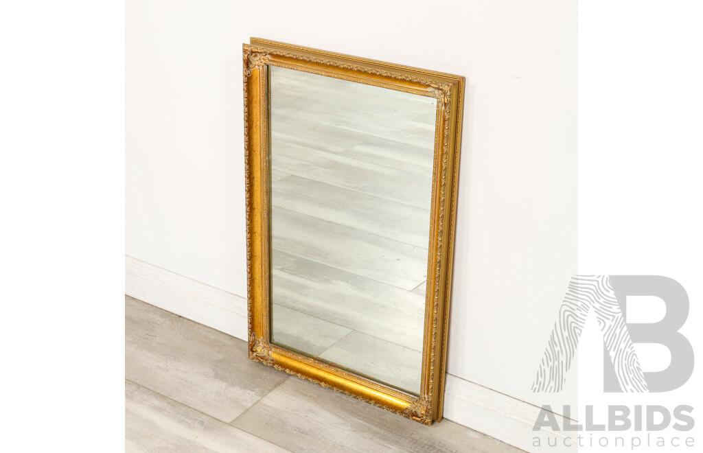Vintage Gilt Framed Mirror by Attewell, England