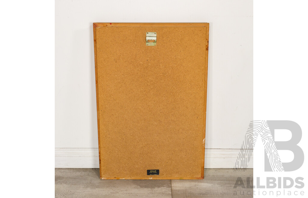 Vintage Gilt Framed Mirror by Attewell, England