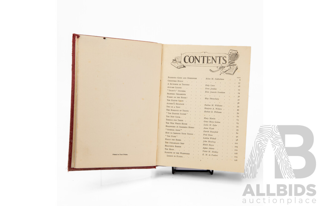 Antique Copy of the Australian Girl's Annual, Published by London, Cassell & Co Ltd (c1920s)
