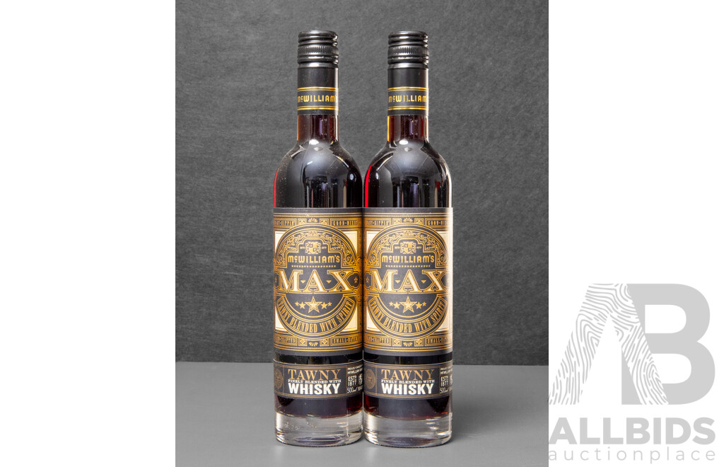 McWilliams Max Tawny Finely Blended with Whisky X 2