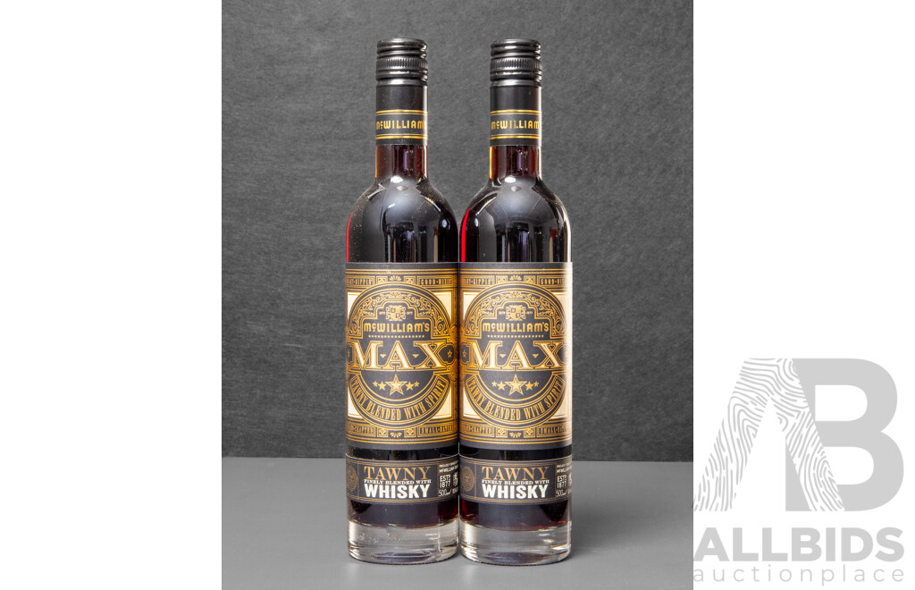 McWilliams Max Tawny Finely Blended with Whisky X 2