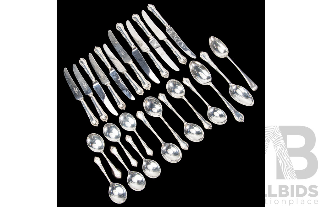 Collection of James Dixon & Sons Cutlery Including Spoons and Knives