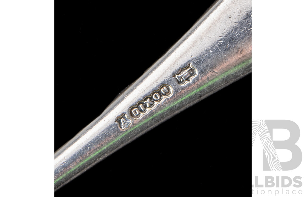 Collection of James Dixon & Sons Cutlery Including Spoons and Knives