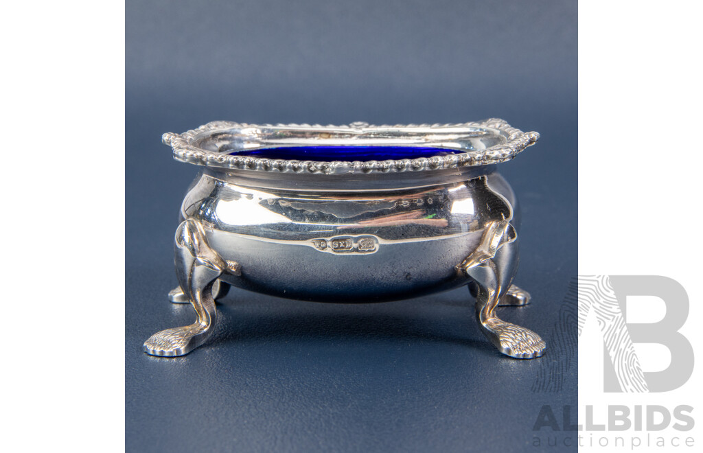 Sterling Silver Cruet Set, Shakers, Salt/Mustard Dishes, Sheffield