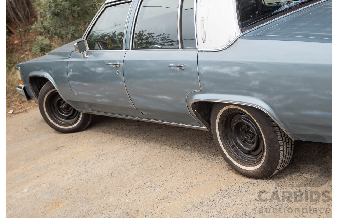 01/1981 Cadillac DeVille 4d Sedan Blue / Grey V8 5.0L