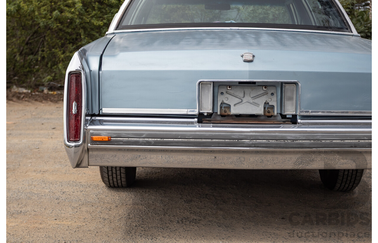 01/1981 Cadillac DeVille 4d Sedan Blue / Grey V8 5.0L